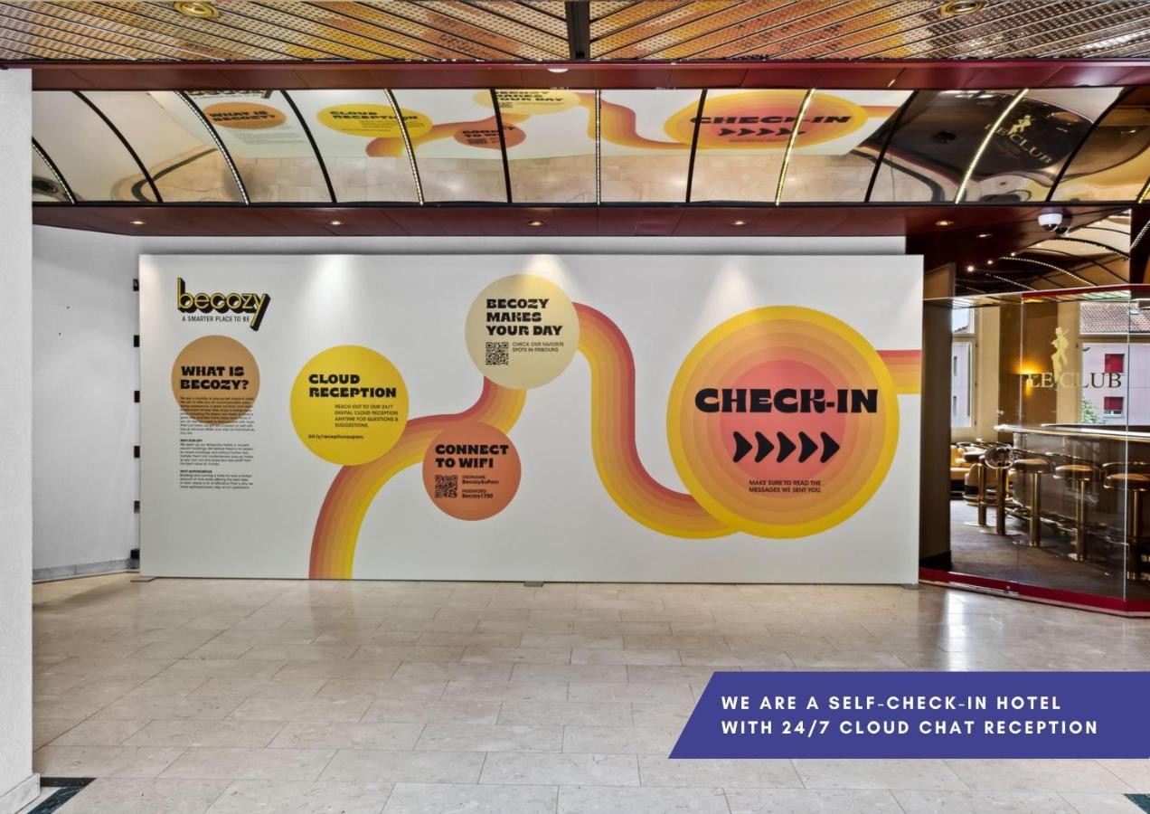 Becozy Au Parc Retro Edition Self-Check-In Rooms & Studios Фрибур Экстерьер фото